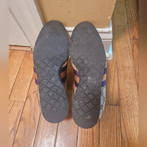 Gucci GG canvas Lowtop Suede Sneakers Size 37 - Picture 7 of 9